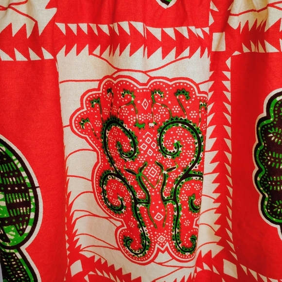 GRASS FIELDS AFRICAN COTTON DRESS NWOT - Picture 4 of 8